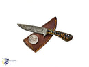 Neck style Damascus knife by Titan TD-208