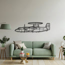 E-2D Hawkeye Metal Aircraft Wall Art - NCP0172