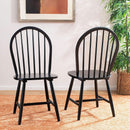 Home Camden 18 Inch Black Farmhouse Dining Chairs Set Of 2