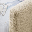 Cute Rabbit Ear Upholstered Platform Bed Frame With Safety Rail