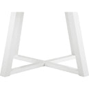 Varna 3-Piece Round Dining Set, Trestle Dining Table with 2 Stylish Chairs
