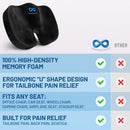 Memory Foam Office Chair Seat Cushion For Tailbone Pain