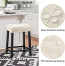 Rectangle Stool Covers 2 Pack Waterproof Stretch Bar Stools