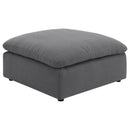 Hobson 4-piece Upholstered Modular Sectional Sofa Charcoal