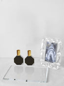 Octagon Candleholder: BLACK