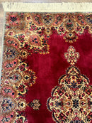 Karastan Rug 4x6 Red Medallion Kirman