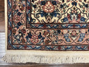 Sino Persian Runner Rug 2.8 x 14, Hand Knotted Vintage Oriental Hallway Rug, 14ft Runner, Cream, Floral, Wool