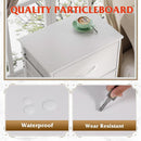 4 Drawer White Dresser For Bedroom Storage Tower Unit