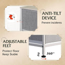 Tall Fabric Dresser Storage Tower With 11 Deep Drawers