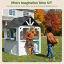 Weatherproof Cedar Outdoor Playhouse With Dutch Door