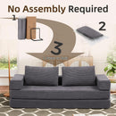 Corduroy Four In One Transformational Sleeper Sofabed