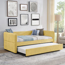 Upholstered Daybed With Pop Up Trundle