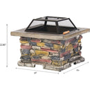 STONEWALL 28"SQUARE FIRE PIT