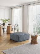 Sectional Sofa Ottoman Dark Grey