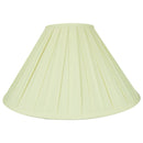 20"W x 12"H Eggshell Softback Box Pleat Coolie with Linen White Liner