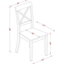 7 Piece Dining Table Set With 6 Chairs Modern Style