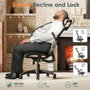 Big Tall Mesh Office Chair With Headrest And Tilt