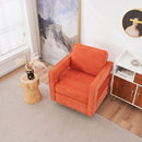 Swivel Barrel Chair for Living Room,360 Degree Swivel Club Modern Accent Single Sofa Chair, Small Leisure Arm Chair for Nursery, Hotel, Bedroom, Office