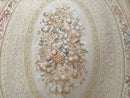 Aubusson Rug 9x12, French European Design, Floral, Elegant