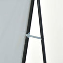 Tempered mirror 71" x 32" Tall Full Length Mirror with Stand, Black Wall Mounting Full Body Mirror, Metal Frame Full-Length Mirror for Living Room, Bedroom