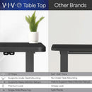 60 Inch Gray Electric Height Adjustable Standing Desk