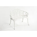 Cast aluminium bench