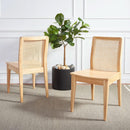 Natural Rattan Dining Chair Set Of 2 For Home Dining Room