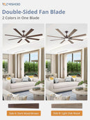 72 Inch Oil Rubbed Bronze Ceiling Fan With Lights Remote
