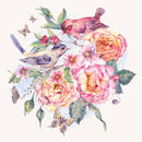Birds and Peonies Wallpaper