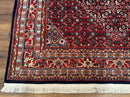 Indo Persian Bijar Rug 6x9, Hand Knotted Wool Carpet