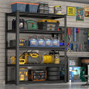 47 Inches Wide Metal Storage Rack, Heavy-Duty Steel Moisture-Proof And Waterproof 5-Layer Adjustable Storage Shelving Unit. Designed For Warehouse Storage (food Pantries, Industrial Use).