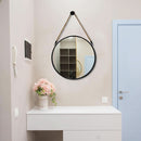20 Inch Round Hanging Mirror Wall Mounted Classic
