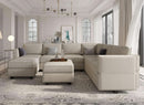 Modular U Shaped Sectional Sofa Grey Velvet With Storage