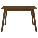 Kersey 5-piece Rectangular Dining Table Set Chestnut