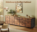 Ultralong 78Inch Dresser With Fifteen Storage Drawers