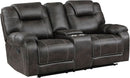 Recife 2-Piece Reclining Living Room Sofa Set Chocolate