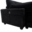UNITED WE WIN Sleeper Sofa Couch Bed,Oversized Chaise Lounge Chair Cozy Cloud Couch