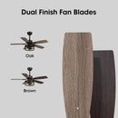 42 Inch Caged Ceiling Fan With Remote Control For Indoor And Outdoor