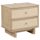 Kailani 4-piece Queen Bedroom Set Beige Oak