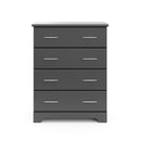 Brookside 4 Drawer Dresser Gray Greenguard Gold Certified