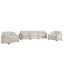 Elegant Oversized Sectional Sofa Set With Deep Seats And Flexible Layout