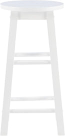 Zeke White 24 Inch Counter Stool Modern Kitchen Seating