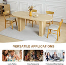 70.8 Inch Natural Dining Table For Kitchen And Dining Room