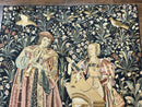 Vintage Belgium Tapestry 4x5, The Concet Musicians, Green