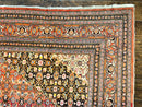 Rare Antique Persian Tabriz Rug 9x12, Red, Handmade, Wool
