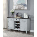 Lanton - Server - Natural Marble & Antique White