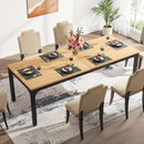 78 Inch Rustic Wood Dining Table For 6-8 People Rectangular