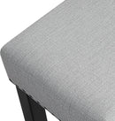 Ergonomic Upholstered Bar Stools Set for Kitchen Island