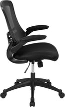Mid Back Ergonomic Office Chair With Adjustable Height