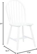 Dining Chairs 18 Inch Spindle Back Set Of Two Farmhouse